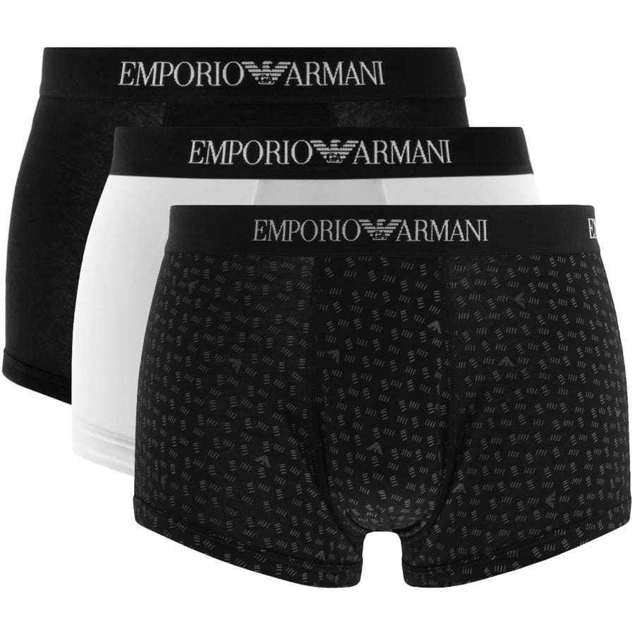 Alternative Image for ProductEmporio Armani Underwear 3 Pack Trunks Black1